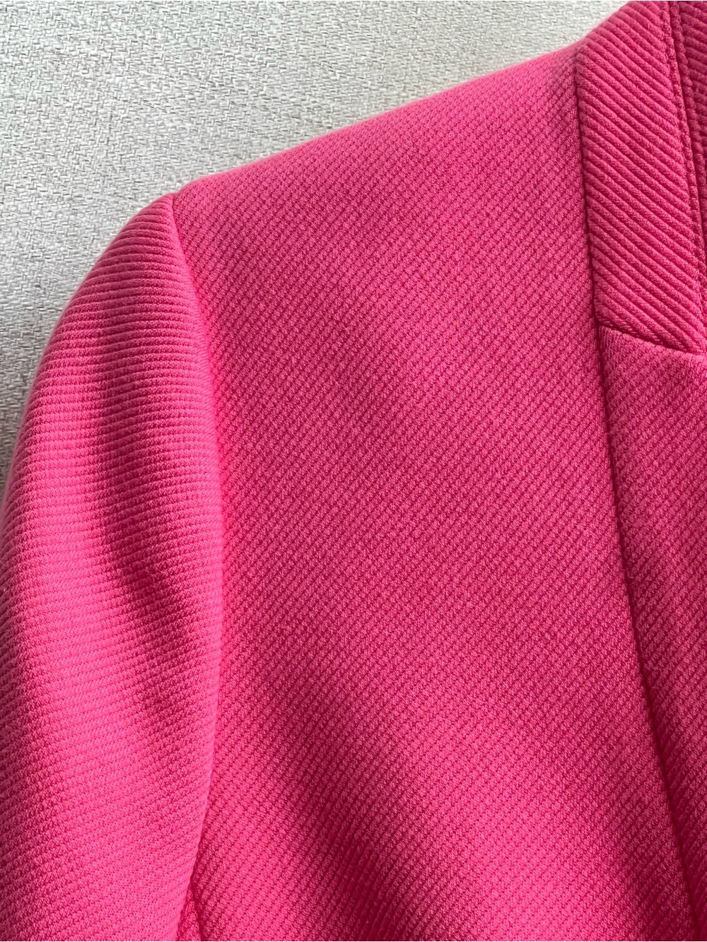 Talbots Pink Single-Button Notchless Blazer - Picture 6 of 11